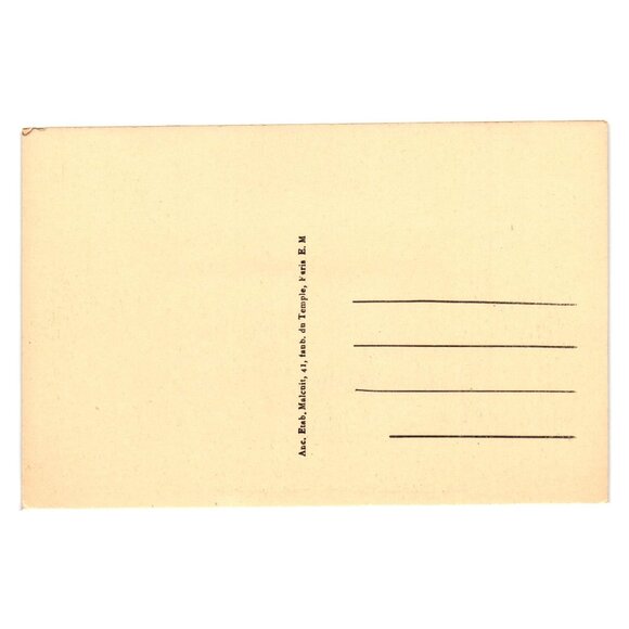 Chaville S Et O La Grande Rue Postcard Vintage French Street Scene 3808 E M - Picture 2 of 2